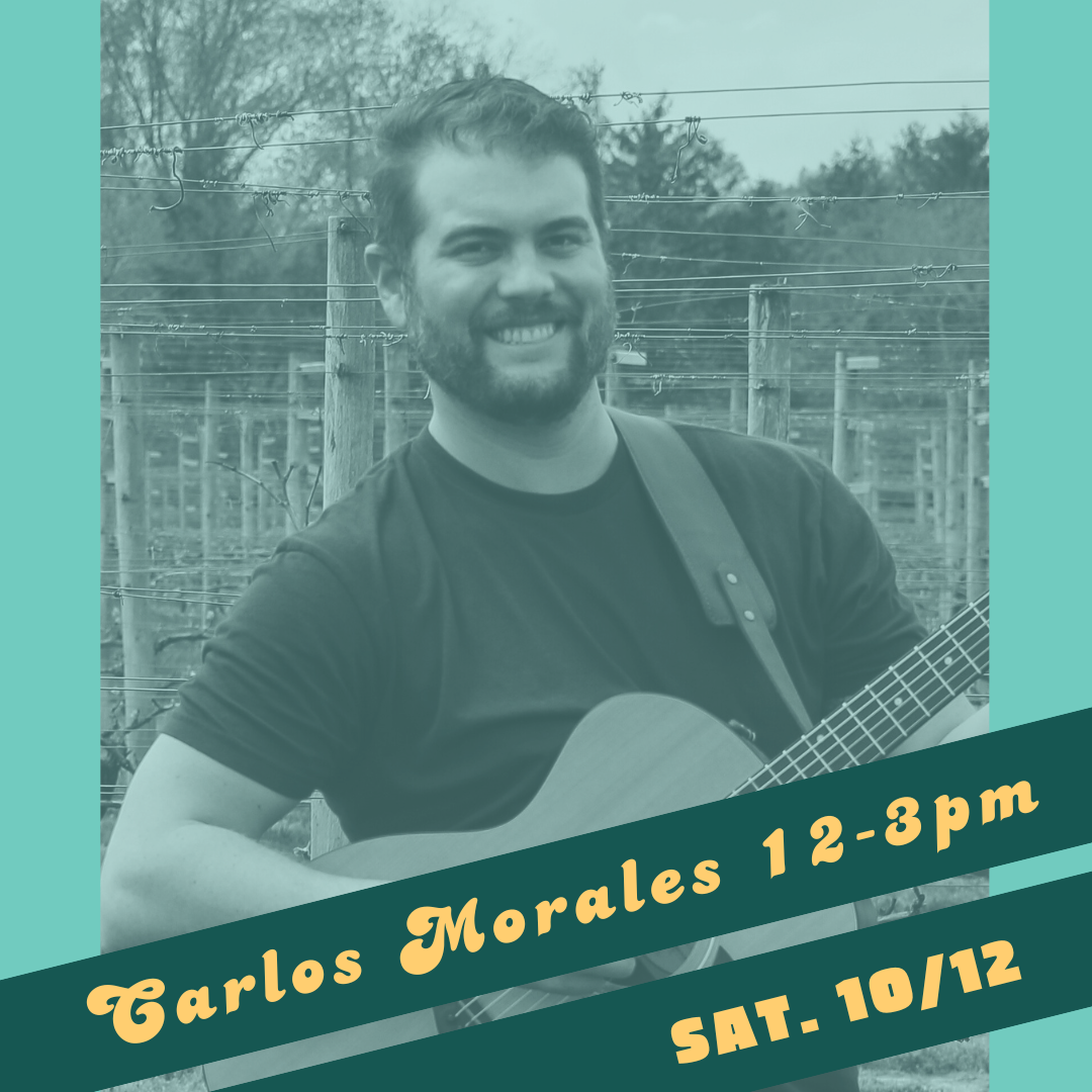 Carlos Morales Saturday 12-3pm